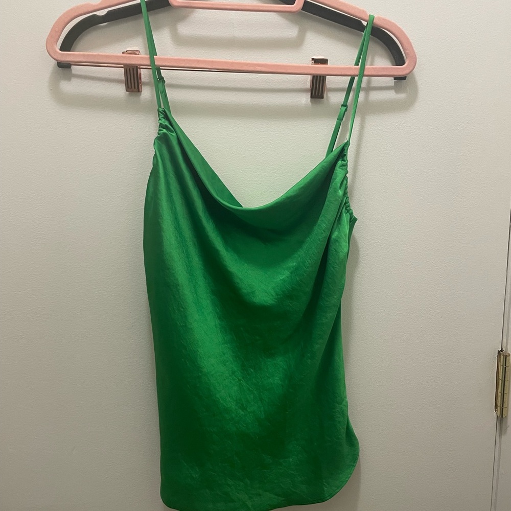 Wilfred Vibrant Green Camisole Top